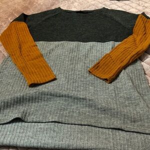 THML blocked color sweater
